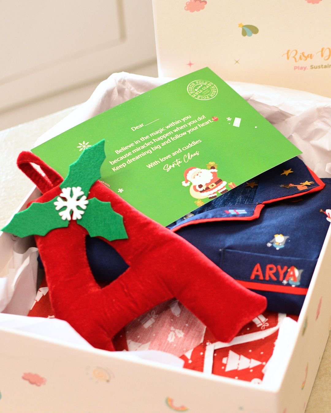 Letter Ornament- Christmas Decor