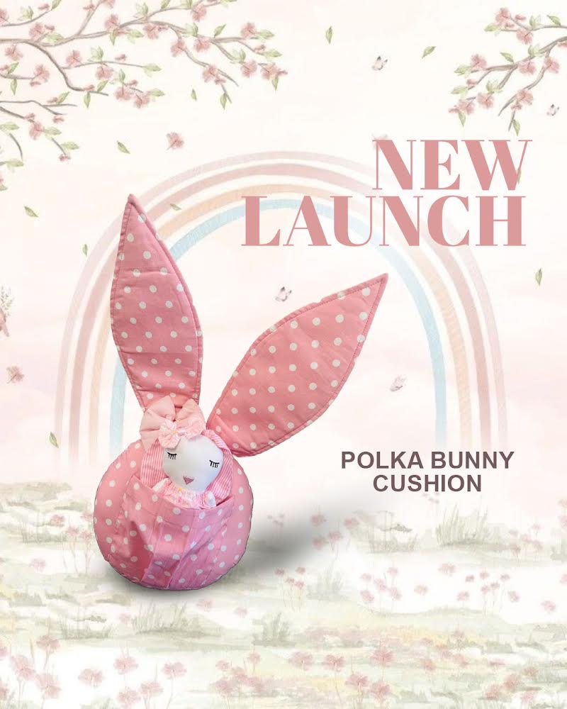 The Polka Bunny Cushion