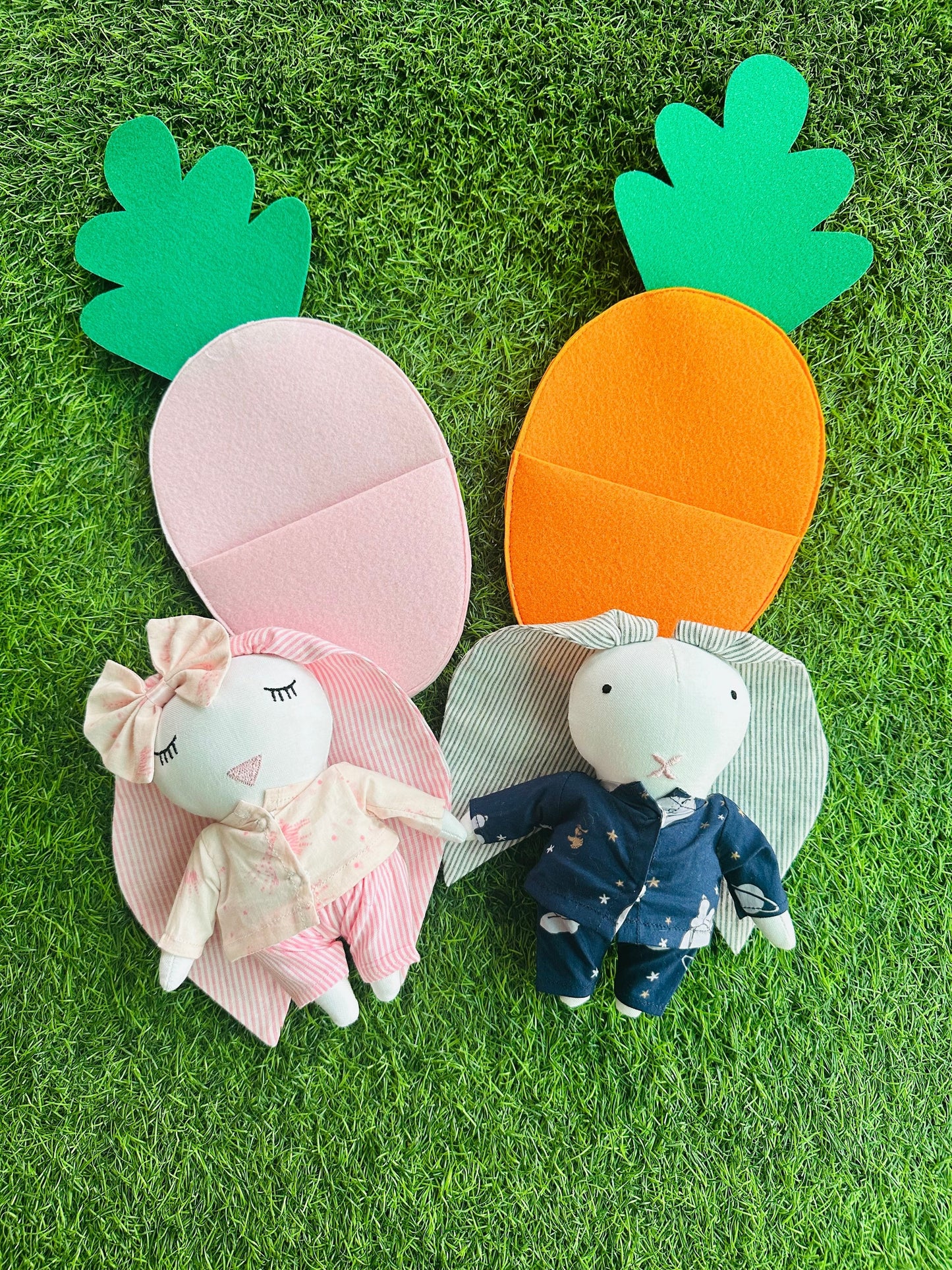 Bunny Pair Doll Play Set RISA DREAMWORLD