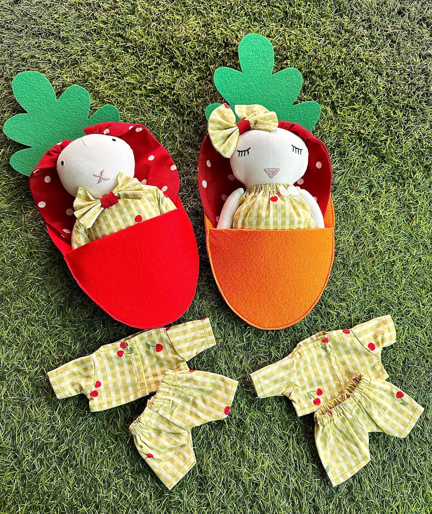 Bunny Pair Doll Play Set RISA DREAMWORLD