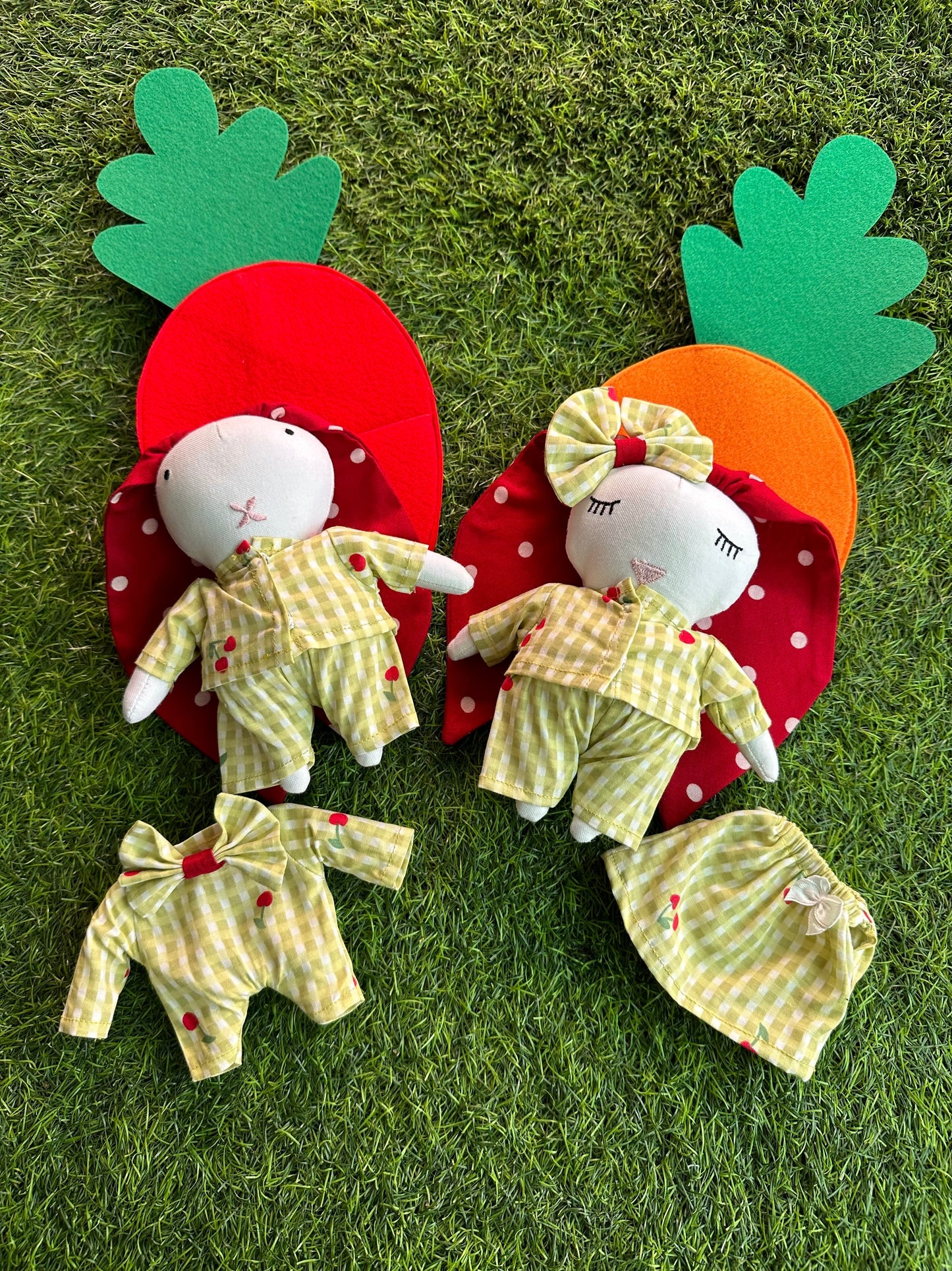 Bunny Pair Doll Play Set RISA DREAMWORLD
