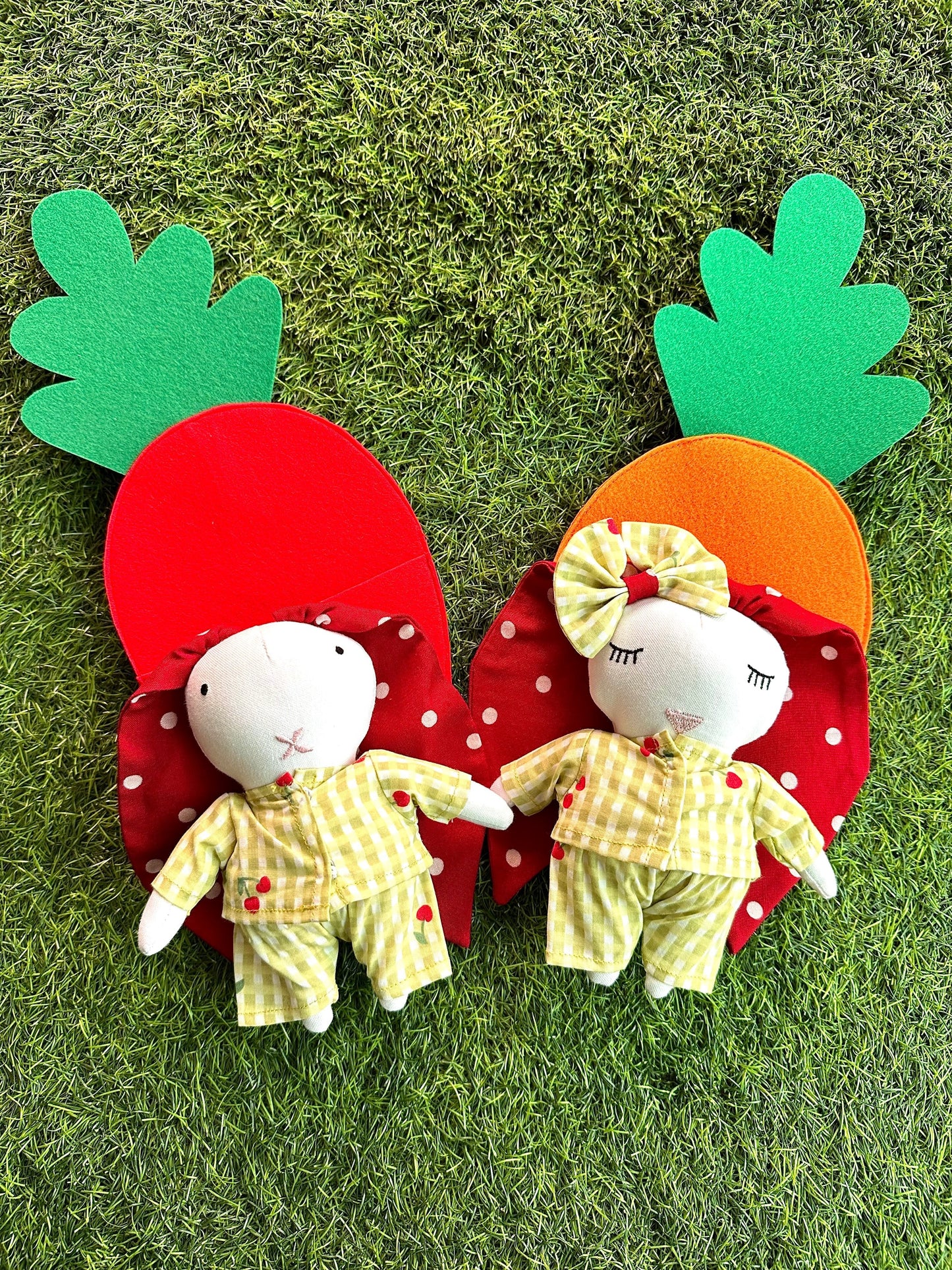 Bunny Pair Doll Play Set RISA DREAMWORLD