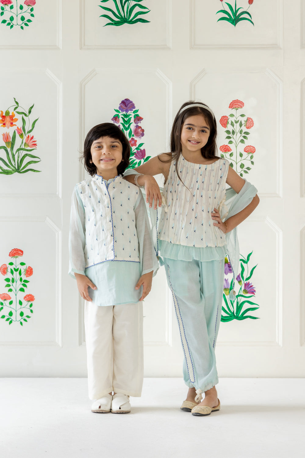 The 3-Pc-Blue Kurta Set