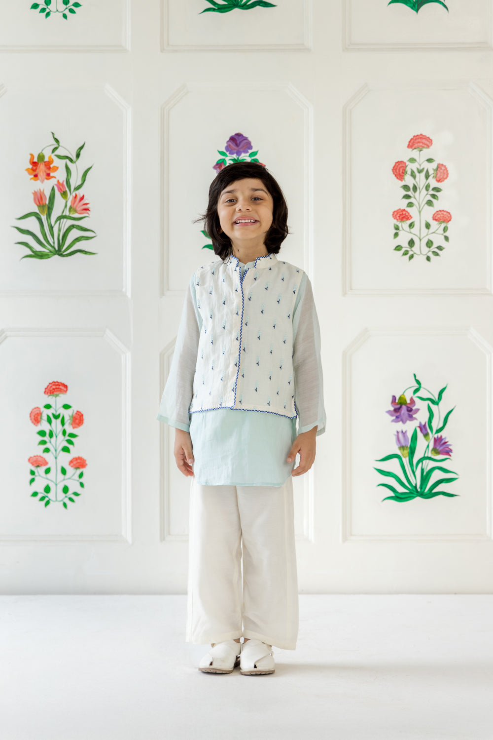 The 3-Pc-Blue Kurta Set