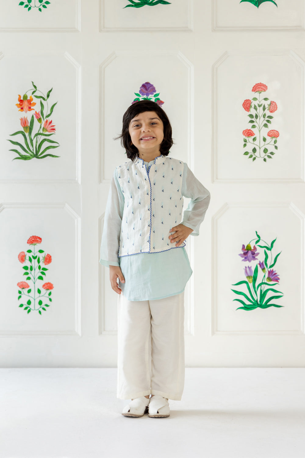 The 3-Pc-Blue Kurta Set