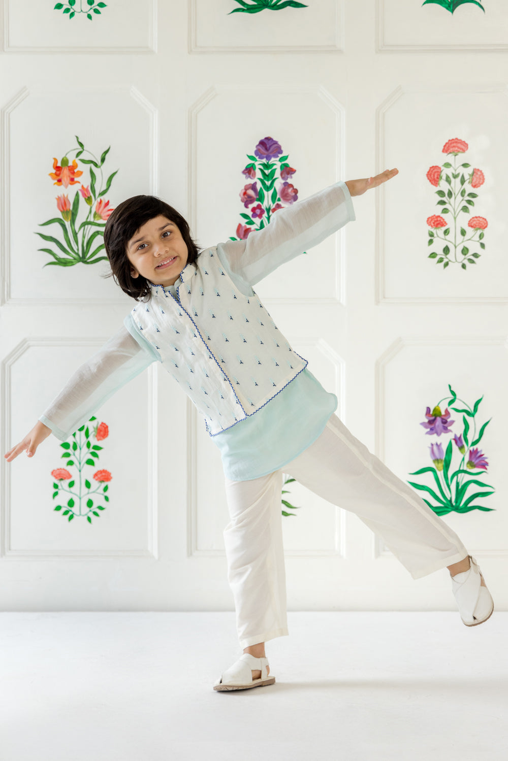 The 3-Pc-Blue Kurta Set
