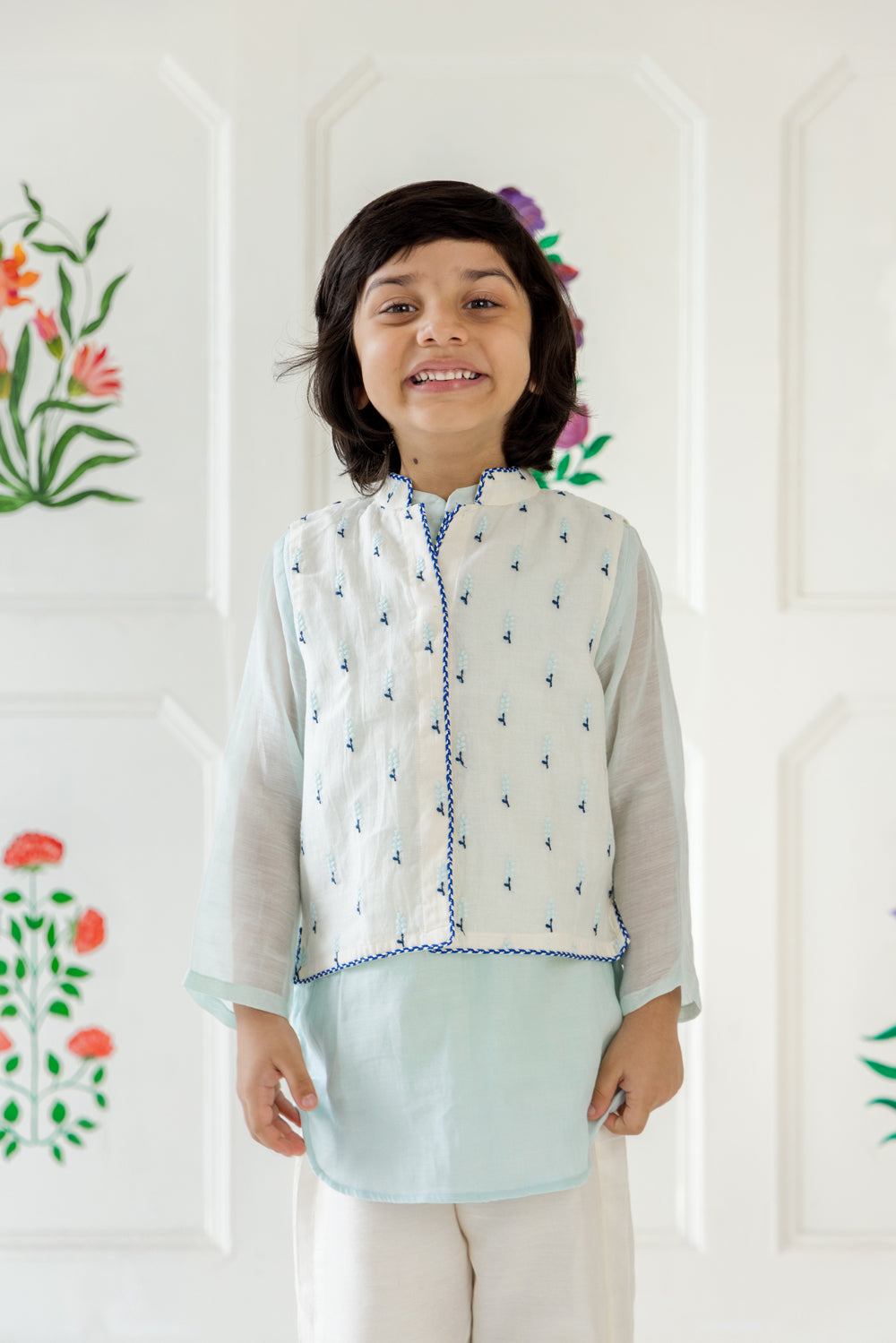The 3-Pc-Blue Kurta Set