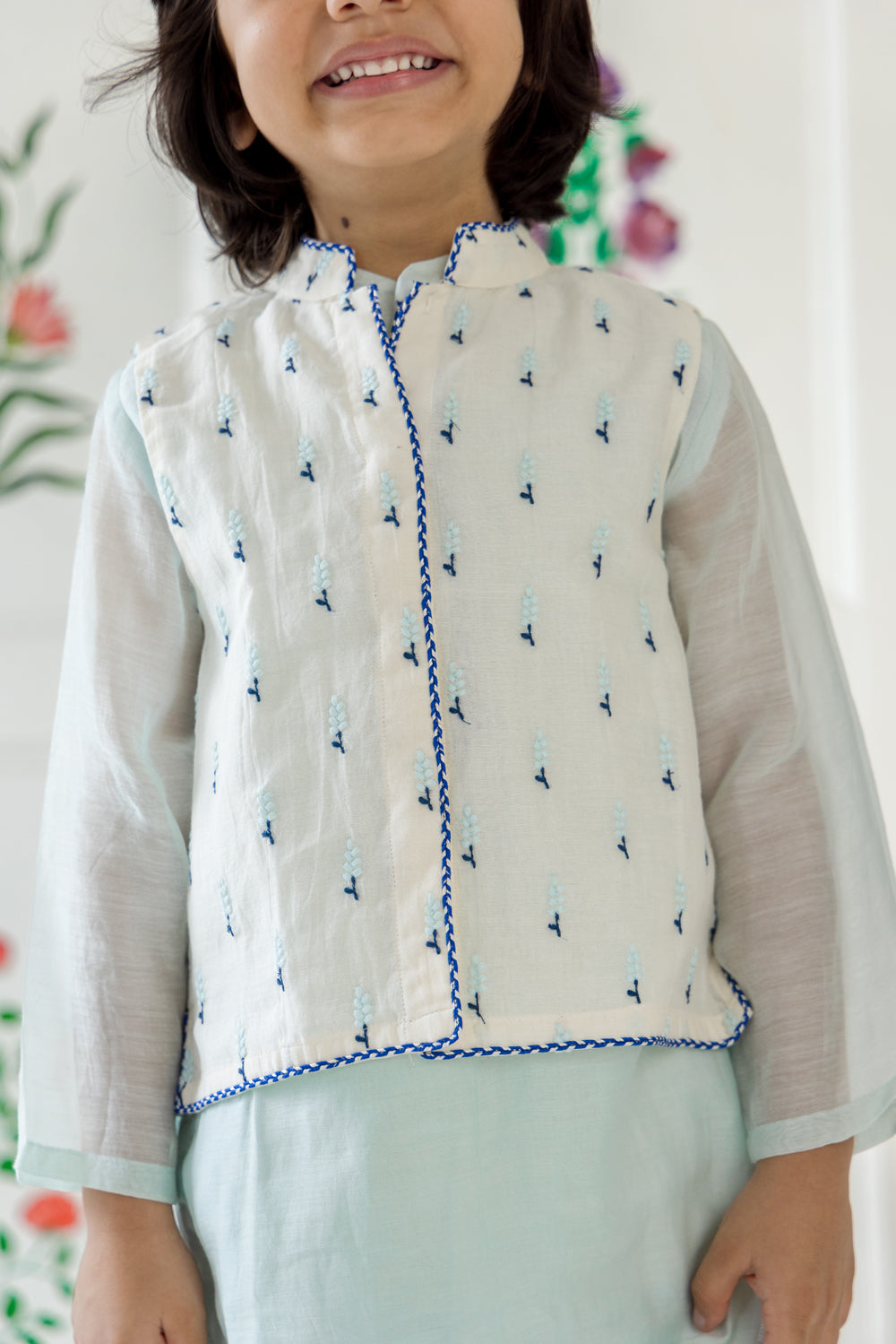 The 3-Pc-Blue Kurta Set