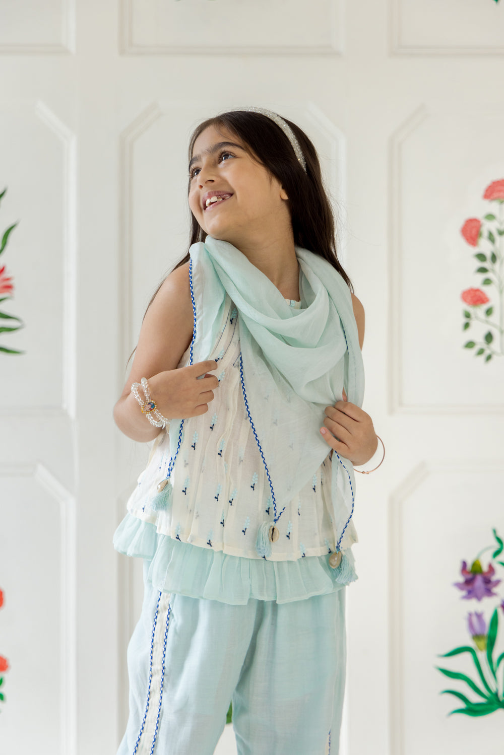 Rasbhari Set - Light Blue