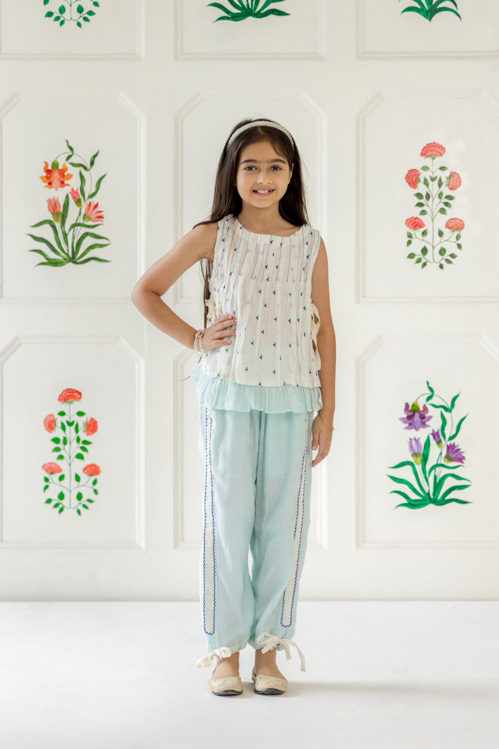 Rasbhari Set - Light Blue