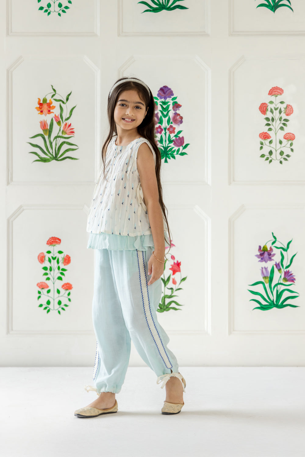 Rasbhari Set - Light Blue