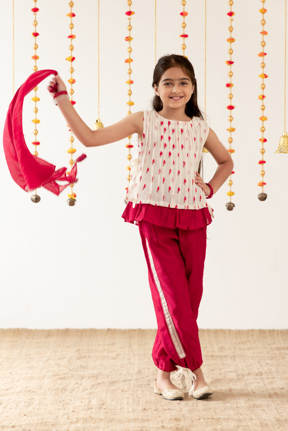 Rasbhari Set - Red
