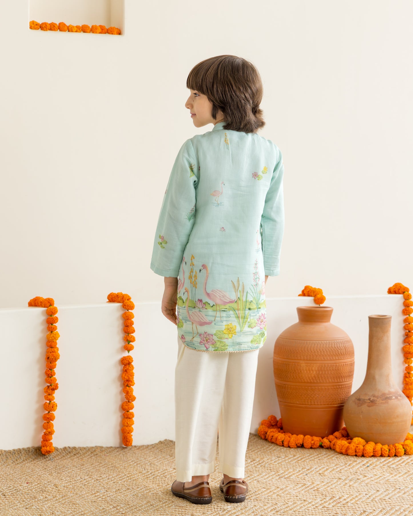 Pastel Blue Kurta Set