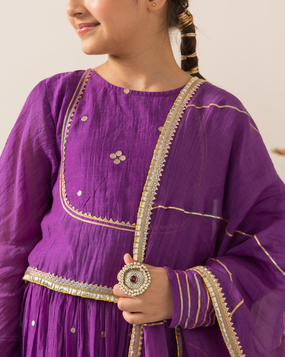 Ruhaani Purple Lehenga Set