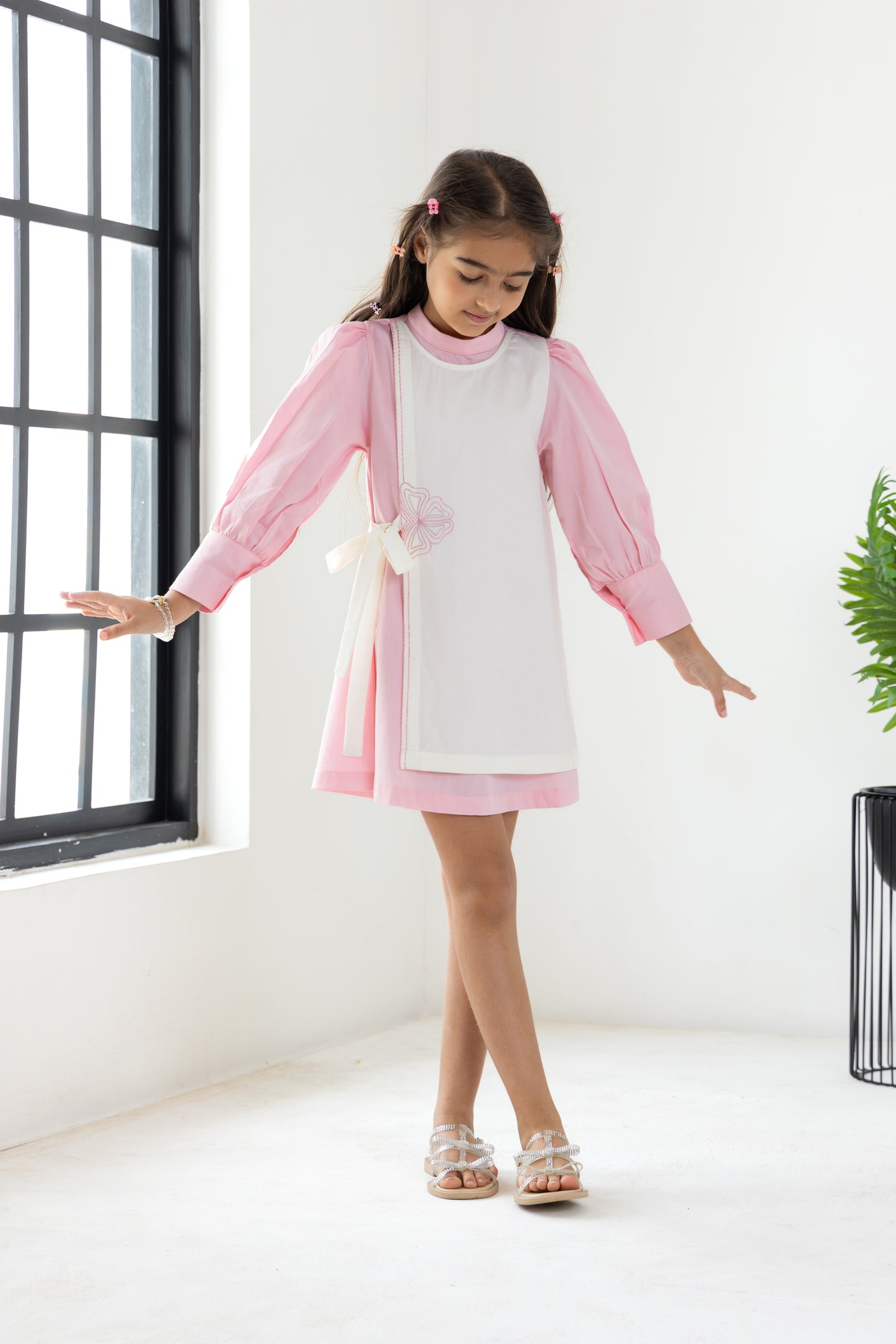 Pink Overlay Dress