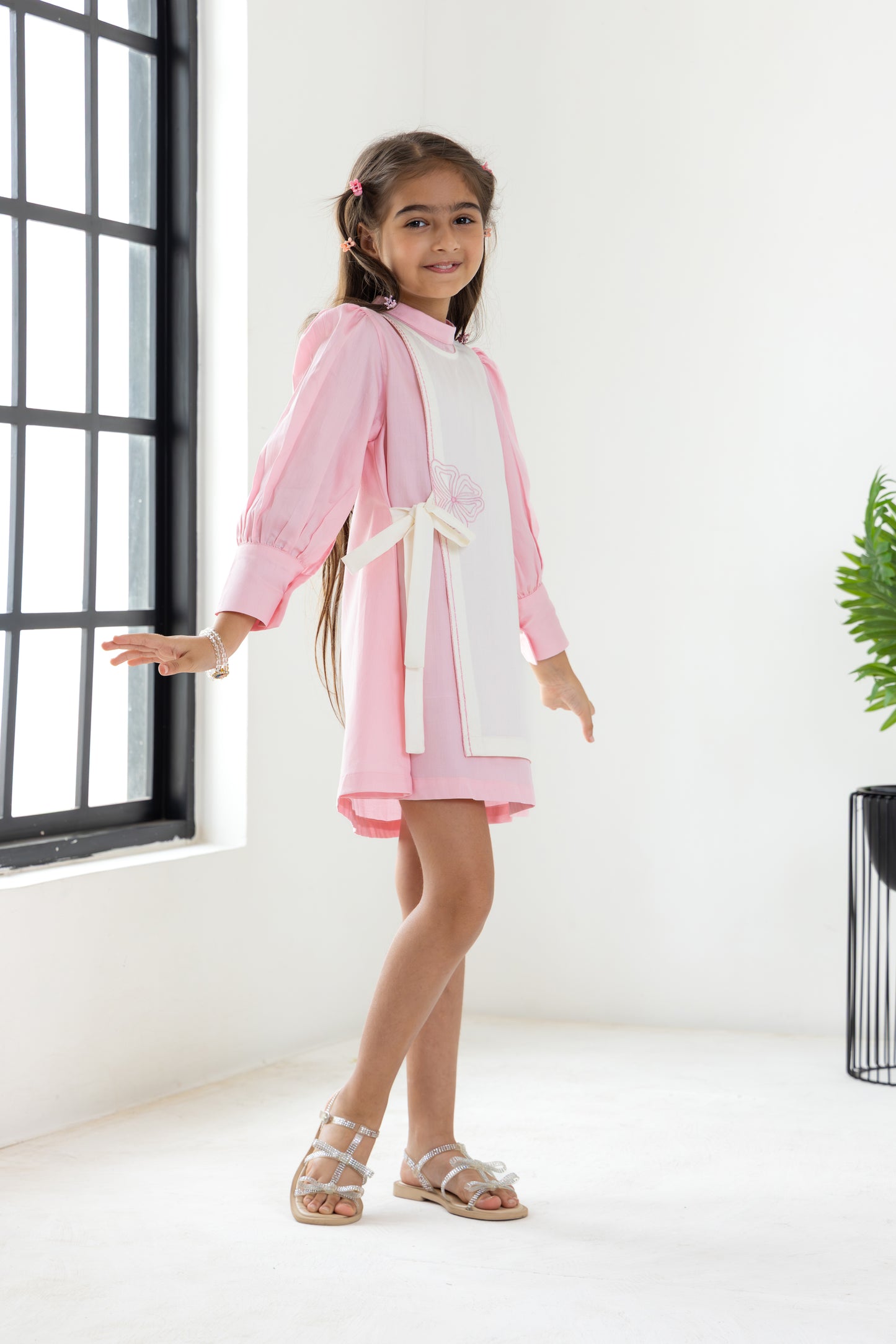Pink Overlay Dress