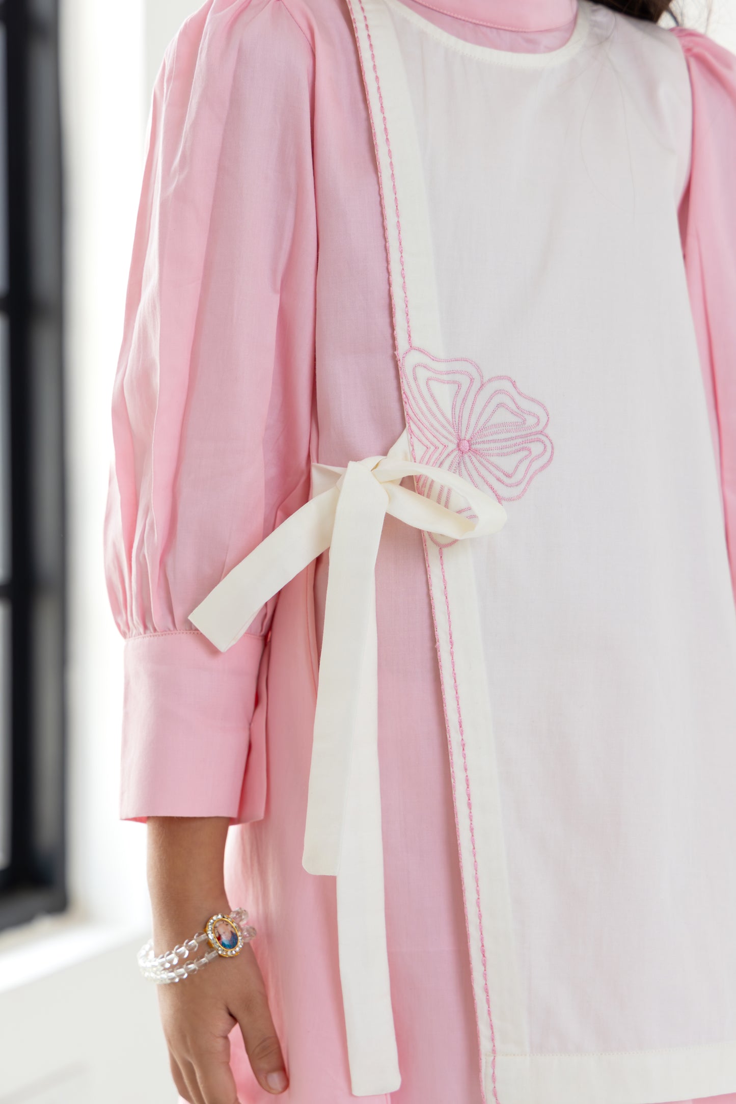 Pink Overlay Dress