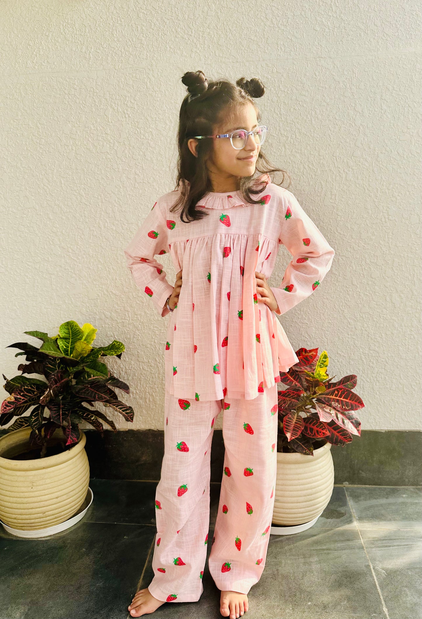 The ‘Berry Special’ Loungewear Set With Matching Bunny Doll
