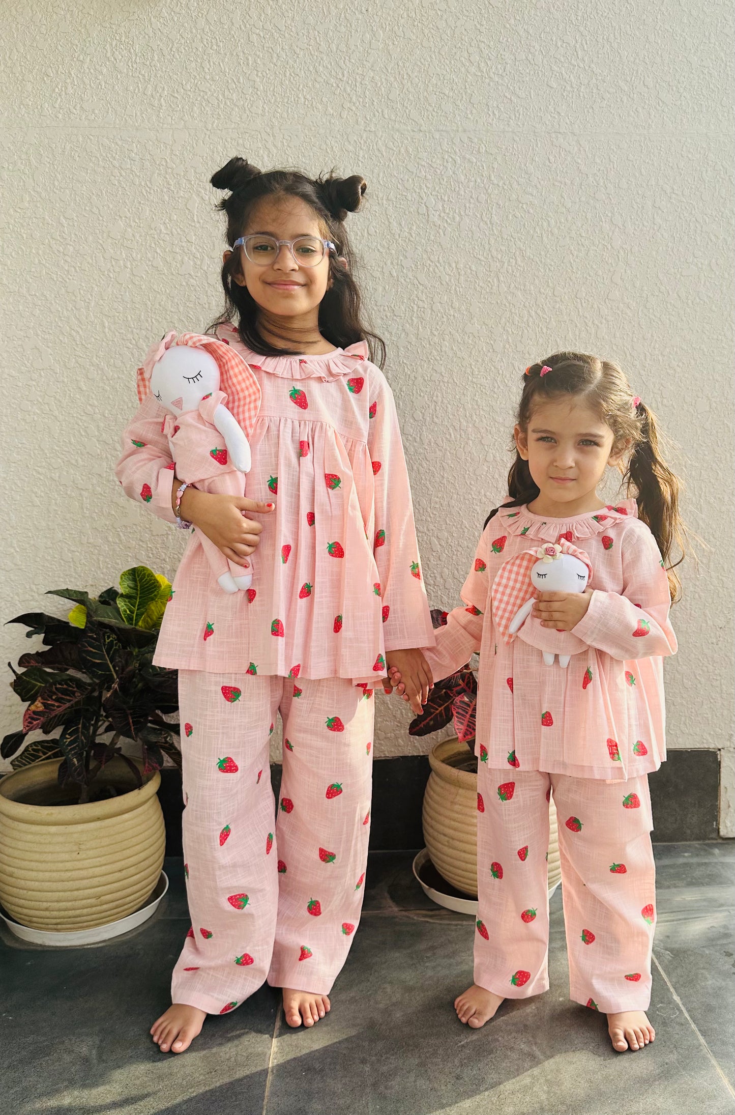 The ‘Berry Special’ Loungewear Set With Matching Bunny Doll
