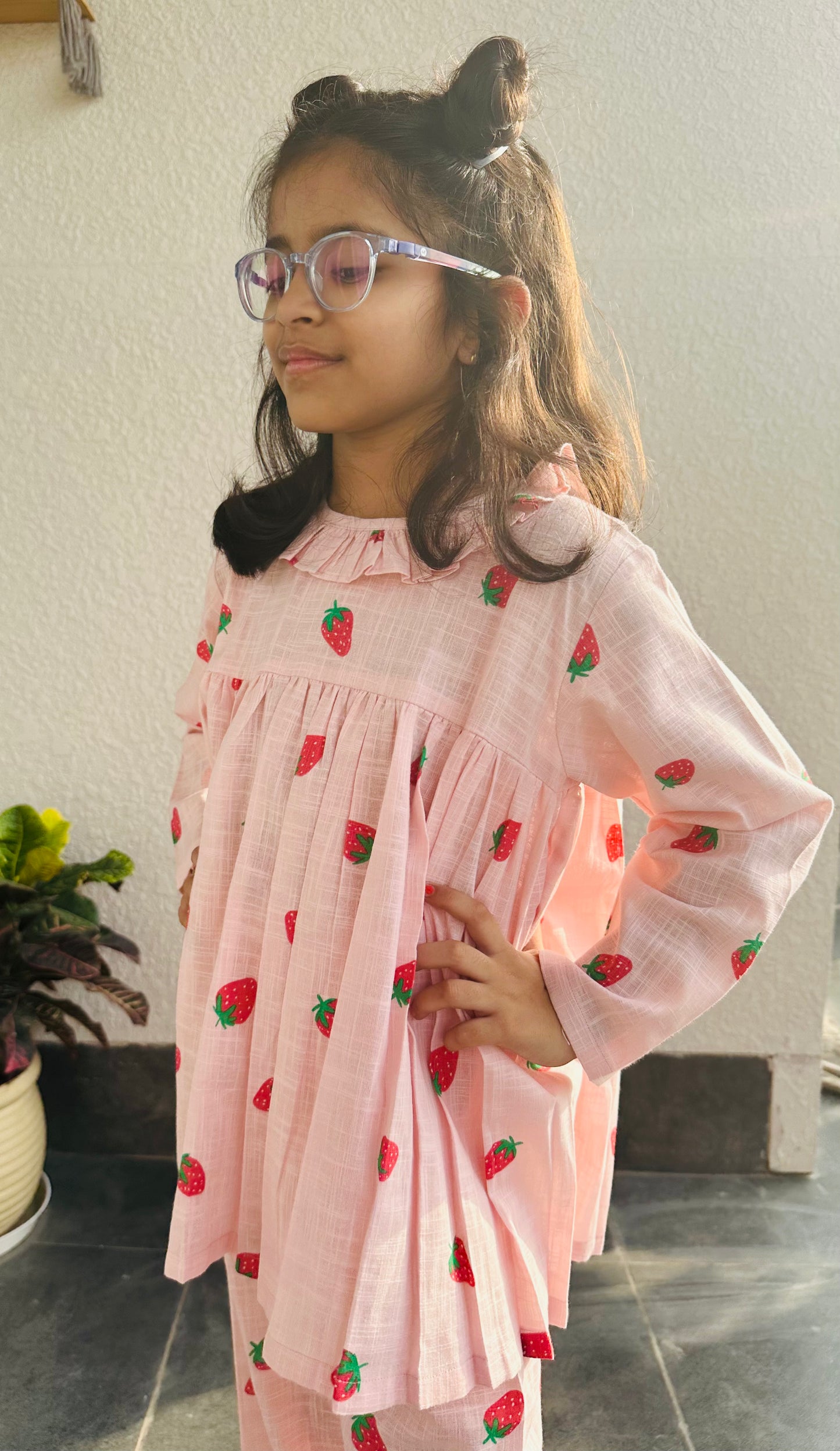 The ‘Berry Special’ Loungewear Set With Matching Bunny Doll
