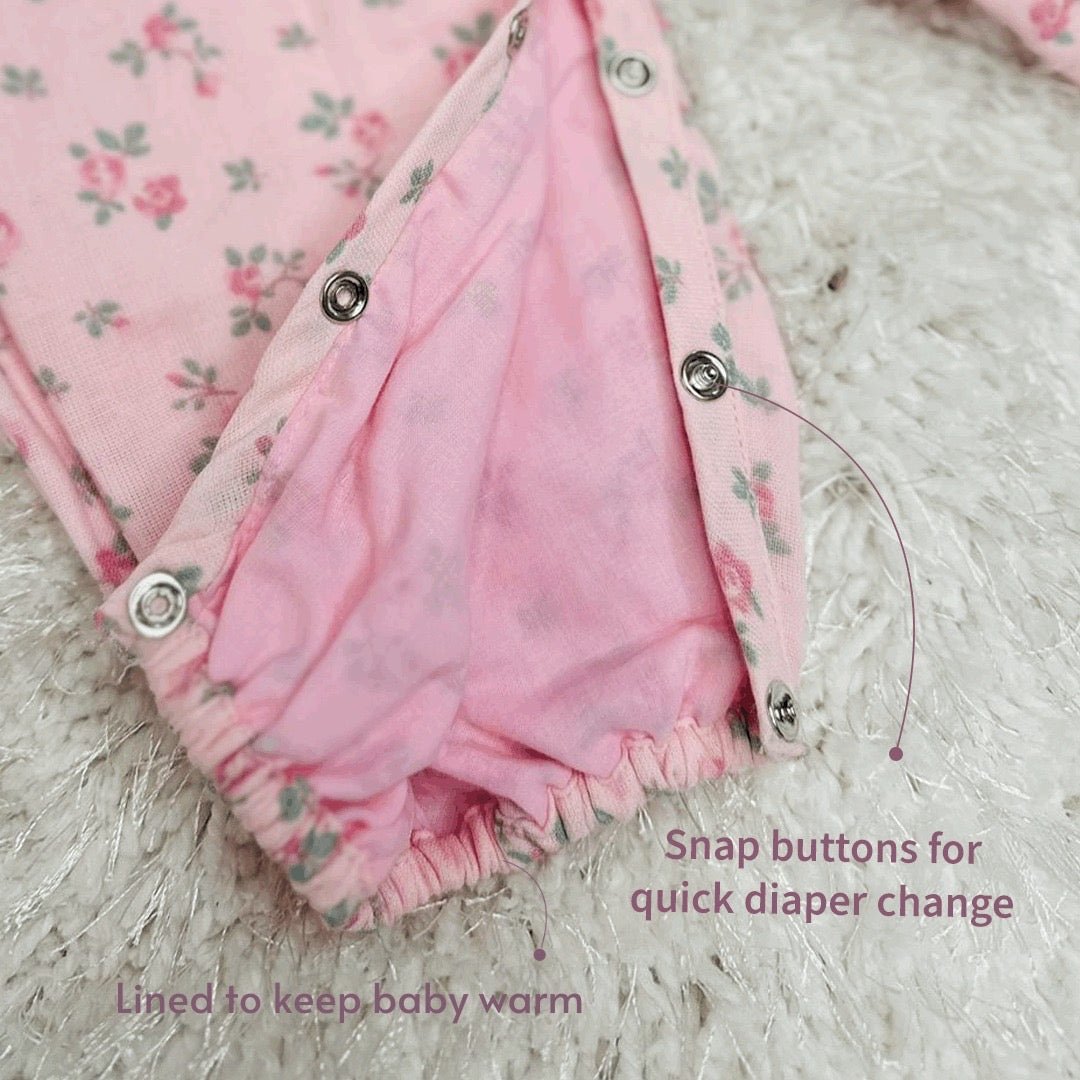 Pink Rose Romper Set With Mimi Bunny Doll - RISA DREAMWORLD
