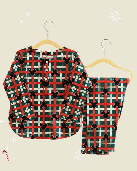 Christmas Checks-Winter Night Suit