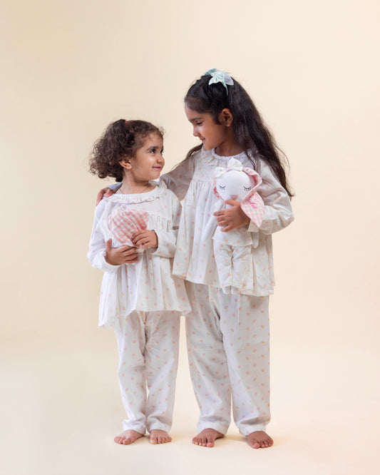 The ‘Berry Special’ Loungewear Set With Matching Bunny Doll