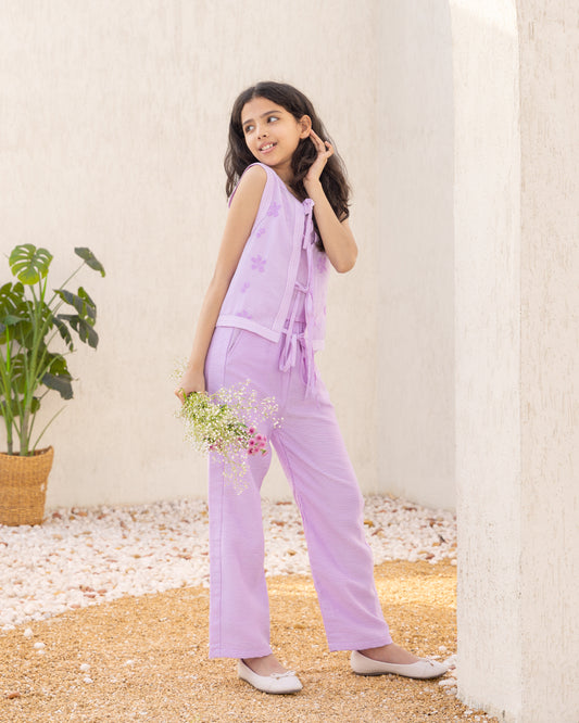 Lavender Tatami Trouser