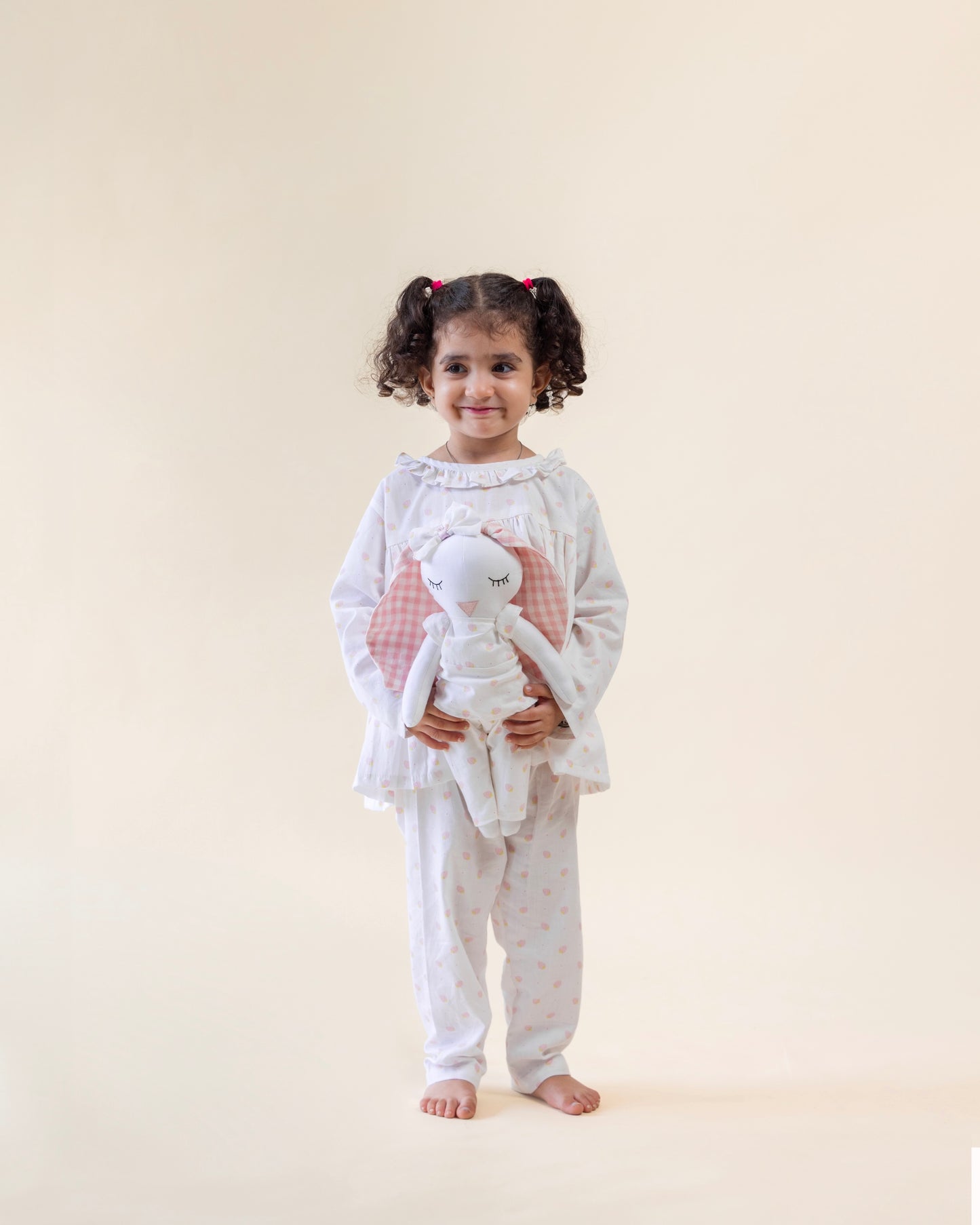 The ‘Berry Special’ Loungewear Set With Matching Bunny Doll