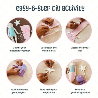 DIY Mermaid Doll Kit RISA DREAMWORLD