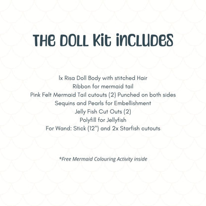 DIY Mermaid Doll Kit RISA DREAMWORLD