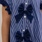 Contrasting Denim Bow Dress