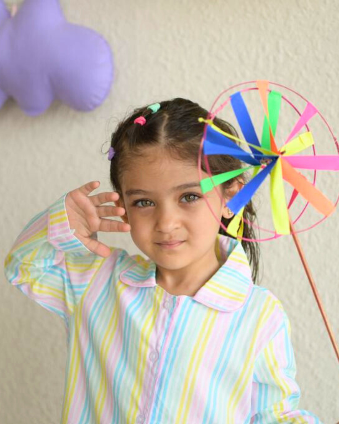 Rainbow Stripes Set For Girls