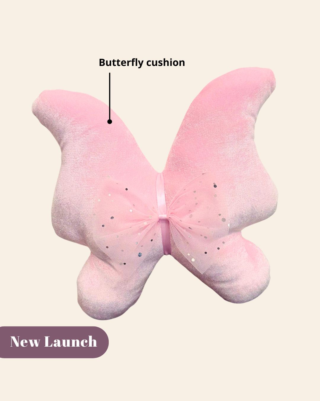 Butterfly- Shaped Cushion