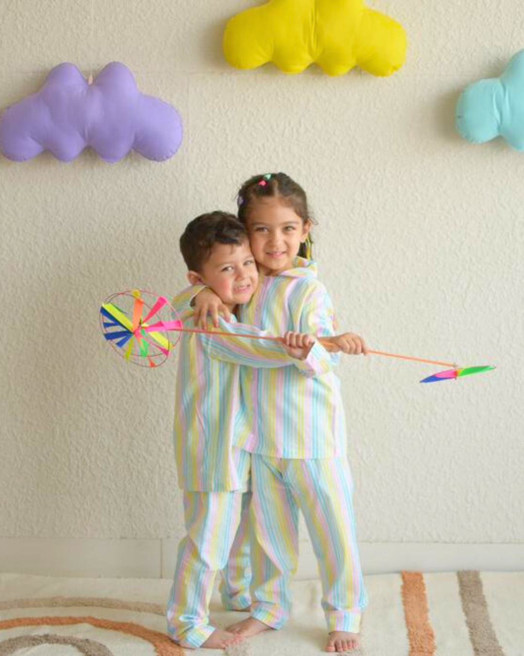 Rainbow Stripes Set For Boys