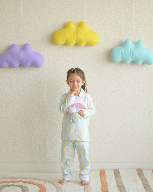 Rainbow Stripes Set For Girls