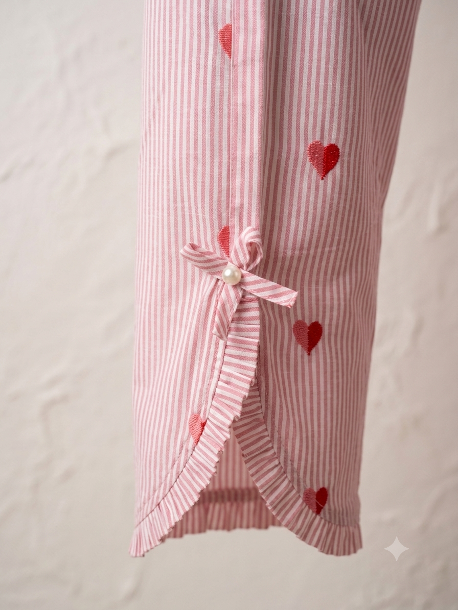 Heart Print Coord Set