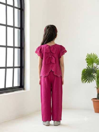 Fucshia Pink Coord Set