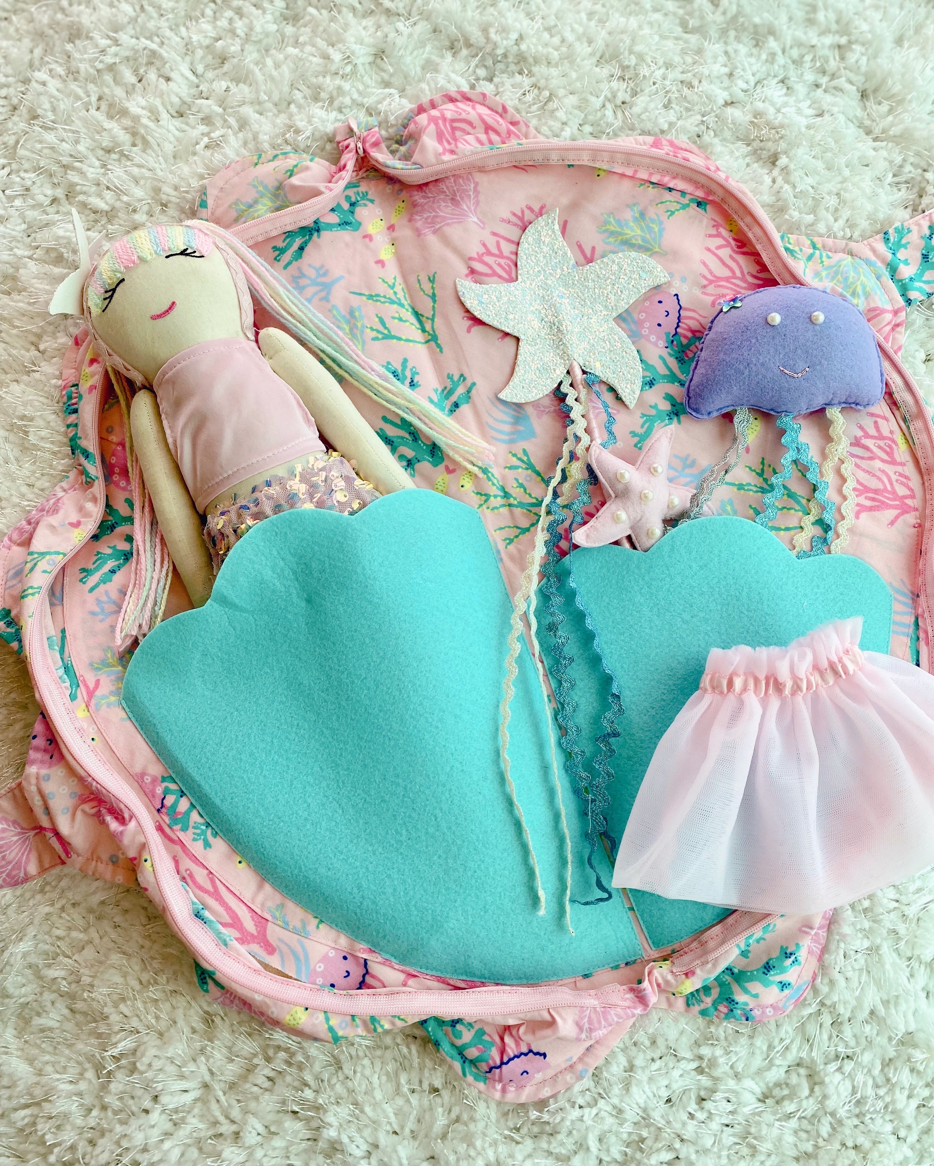 Mermaid Theme Doll Purse Kit RISA DREAMWORLD