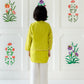 Regal Kurta Set- Earthy Lime Green