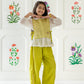 Regal Coord Set - Earthy Lime Green