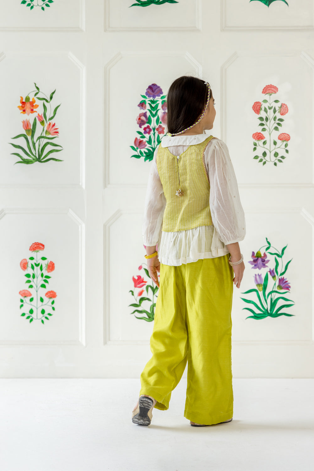Regal Coord Set - Earthy Lime Green