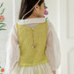 Regal Coord Set - Earthy Lime Green