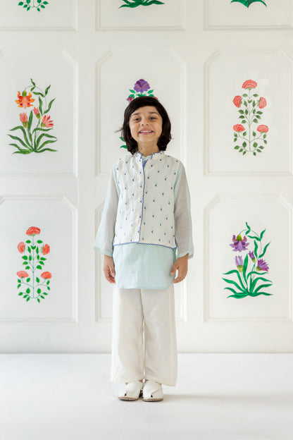 The 3-Pc-Blue Kurta Set
