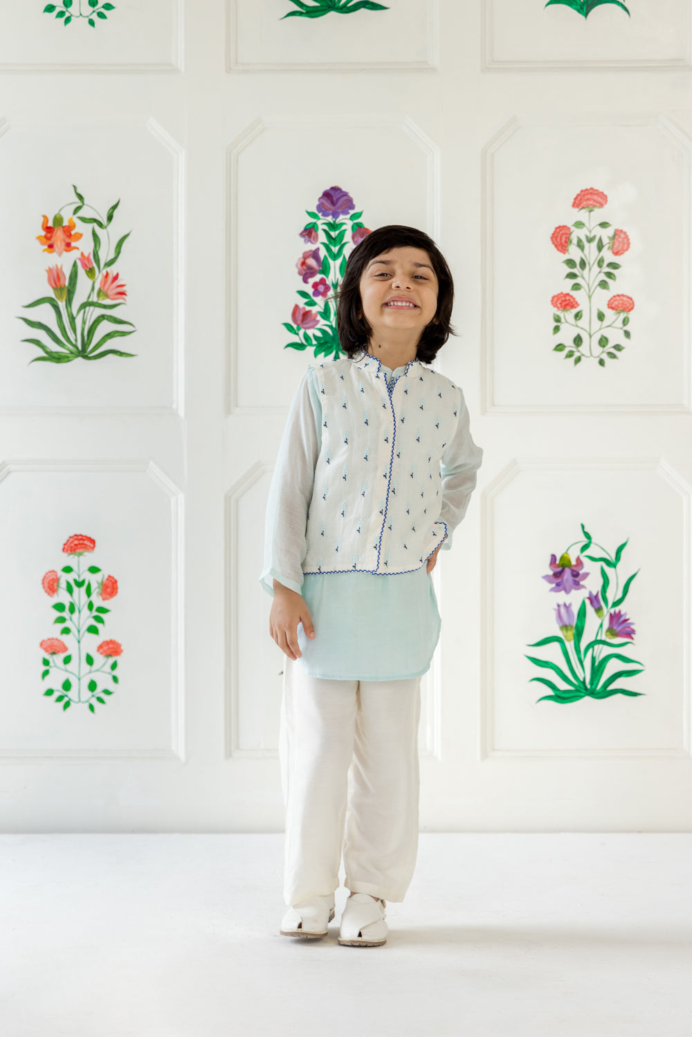 The 3-Pc-Blue Kurta Set