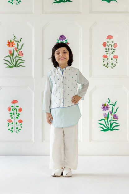 The 3-Pc-Blue Kurta Set