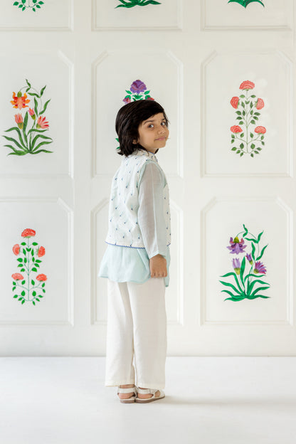The 3-Pc-Blue Kurta Set