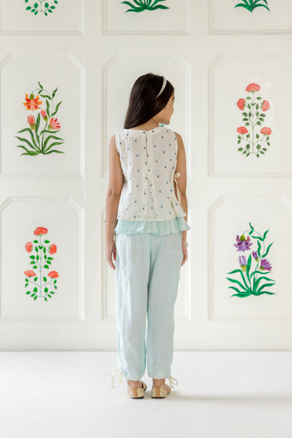 Rasbhari Set - Light Blue