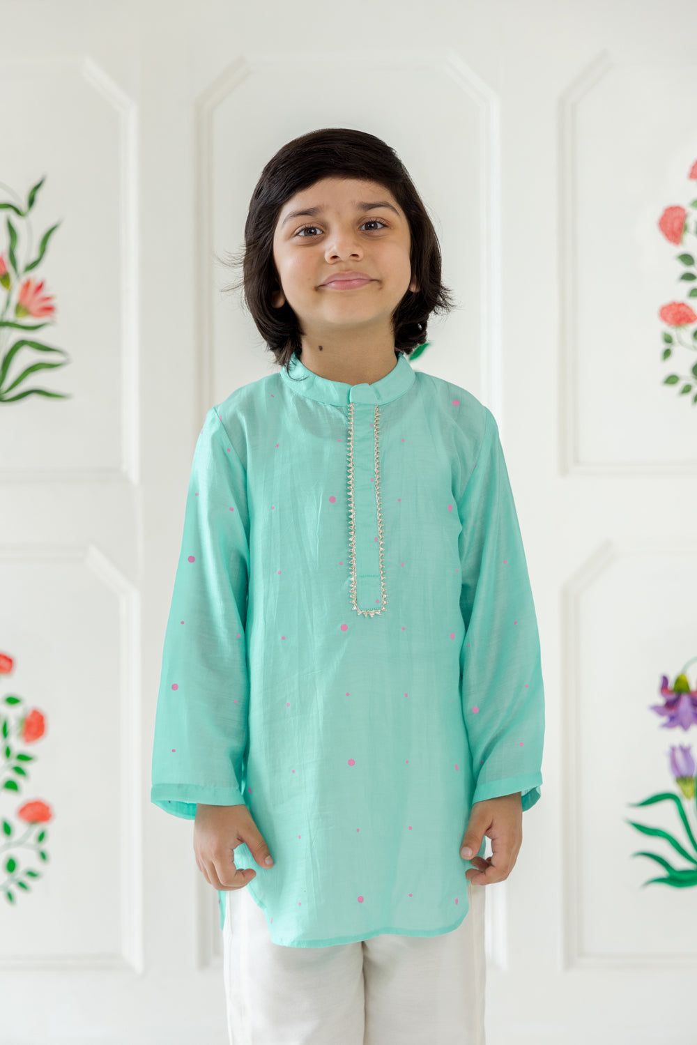 Mint Aqua Kurta Set