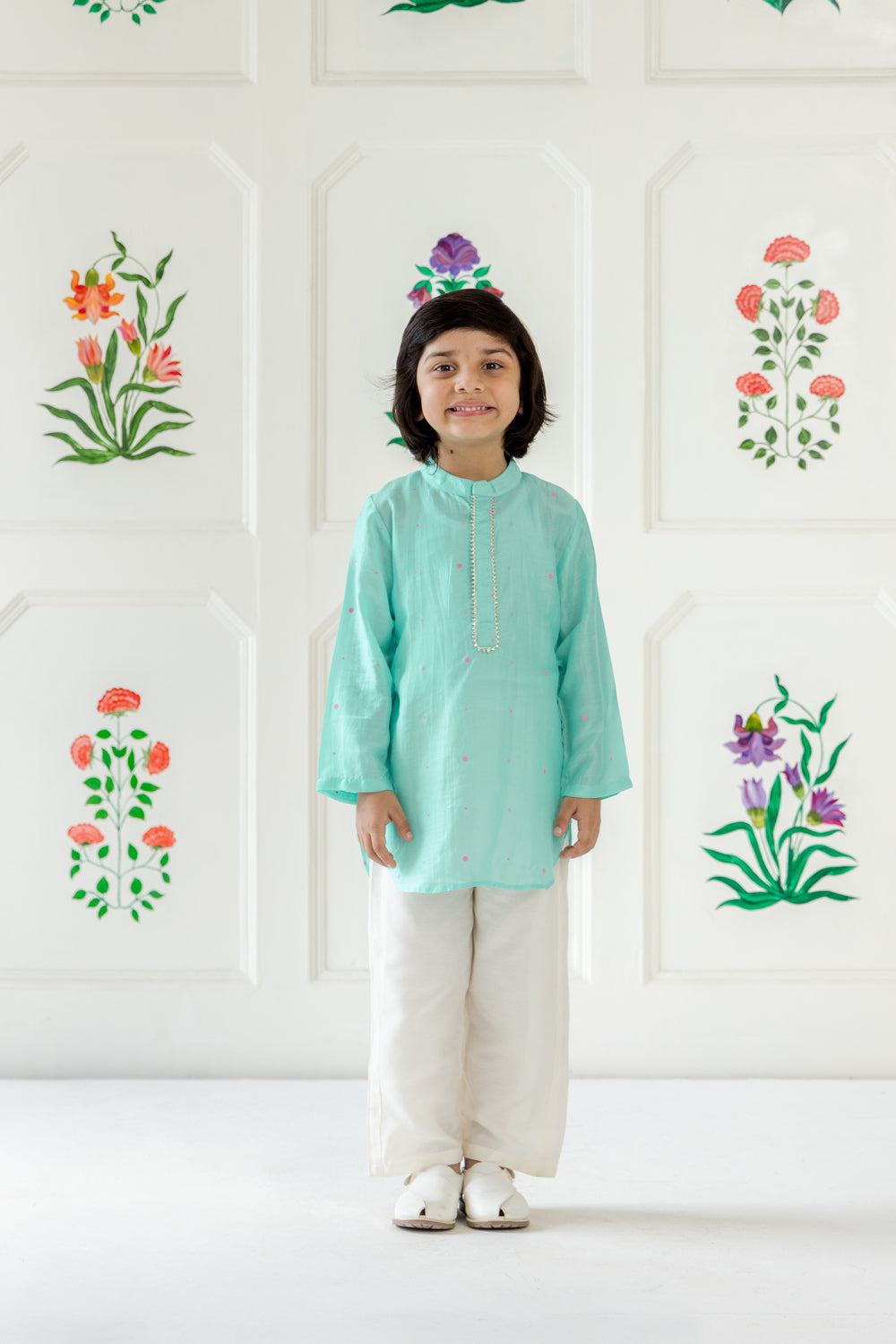 Mint Aqua Kurta Set